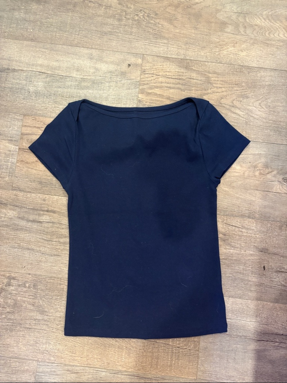 Old Navy Women's Navy Short Sleeve Scoop Neck Tee